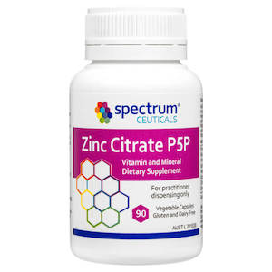 Spectrum Ceuticals: Zinc Citrate P5P 90 Caps