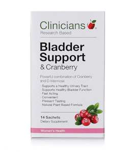 Clinicians: Bladder Support & Cranberry 14 Sachets