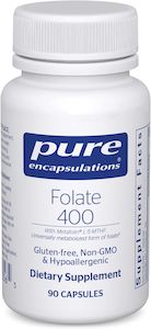 Pure Encapsulations: Folate 400mg 90 caps