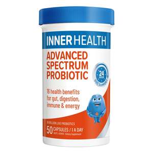 Inner Health: Advanced Spectrum Probiotic 50 Capsules