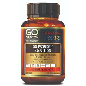 Instabadge Best Selling: Go Probiotic 40 Billion 60 Vcaps - Short Dated