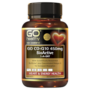 Go Healthy: GO Co-Q10 450mg BioActive 1-A-Day