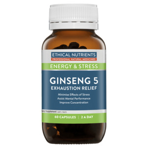 Ethical Nutrients: Ginseng 5 Exhaustion Relief