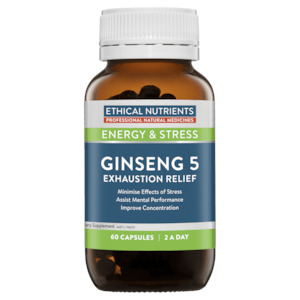 Ethical Nutrients: Ginseng 5 Exhaustion Relief