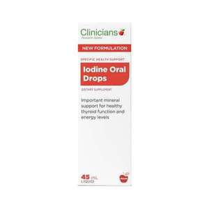 Clinicians: Iodine Oral Drops