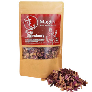 Herbal Teas: Rosy Strawberry Tea Blend