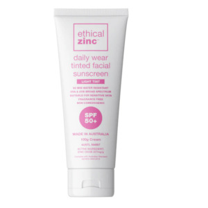Ethical Zinc Daily Wear Light Tinted Sunscreen