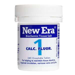 Calcium: New Era No.1 Calc Fluor - The Elasticity Nutrient