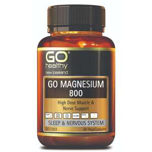 Instabadge Best Selling: Go Magnesium 800 60 Capsules - Short Dated
