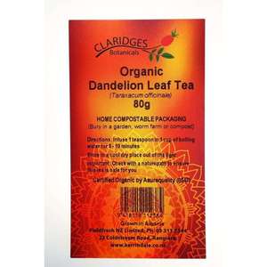 Organic Dandelion Leaf Tea Loose