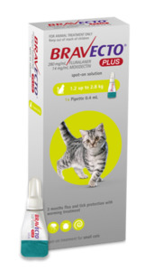 Bravecto: Bravecto PLUS for Cats Small