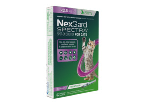 Nexgard Spectra Healthy As Pets: Nexgard Spectra for Small Cats 3-Pack (0.8-2.4kg)