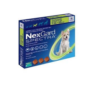 Nexgard Spectra Healthy As Pets: Nexgard Spectra Dog Medium 3-pack 7.6-15 kg