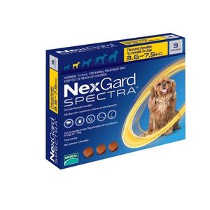 Nexgard Spectra Healthy As Pets: Nexgard Spectra Dog Small 3-pack 3.6-7.5 kg