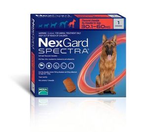 Nexgard Spectra Healthy As Pets: Nexgard Spectra Dog X-Large Single 30-60 kg