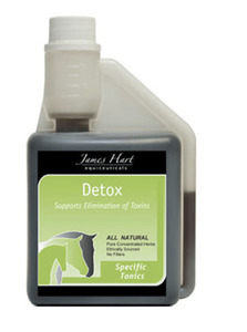 Products: JAMES HART - DETOX - Horse Supplements Healthy Horses Inside Out