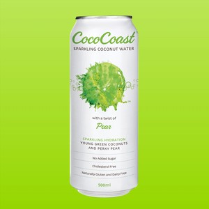 Sparkling Pear Coconut Water