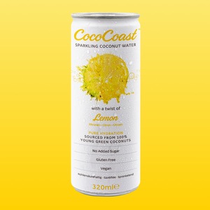 Products: Sparkling Coconut Water with Lemon