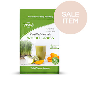 Morlife Wheat Grass Powder (Certified Organic)*