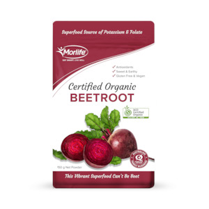 Morlife Beetroot Powder 150g (Certified Organic)