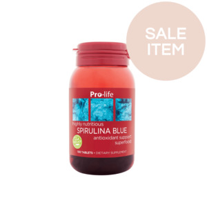 Sale: Pro-life Spirulina Blue 100 Tablets *