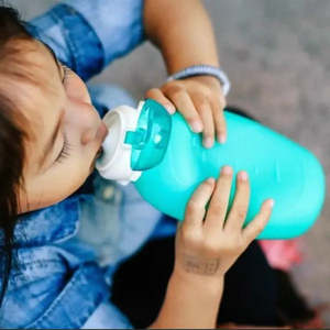 Kids Tableware: Squeasy Snacker Silicone Food Pouch, LARGE, 475ml