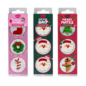 (6pk) GoBake, Christmas Icing Decorations