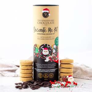 Remarkable Chocolate, Decorate Me Christmas Cookie Kit (GF), 260g