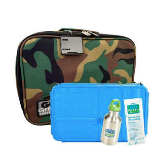 Lunchboxes: Go Green Lunchbox Set, Green Camo
