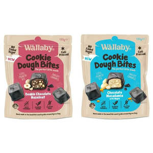 Wallaby Chocolate: Wallaby, Cookie Dough Bites Chocolate Bites (GF/V), 130g