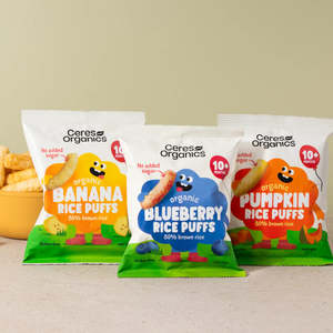 Ceres Organics: Ceres Organics, Organic Baby Rice Puffs (GF/DF/V), 15g