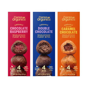 Ceres Organics: Ceres Organics, Organic Wholefood Fudgy Bites (GF/DF/V), 120g