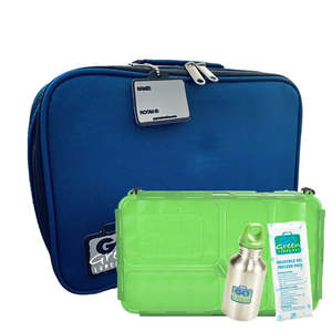 Go Green: Go Green Lunchbox Set, Blue Bomber