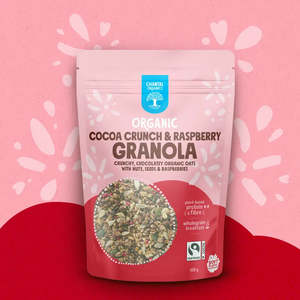 Chantal Organics: Chantal Organics, Cocoa Crunch Raspberry Granola, 600g