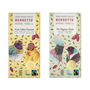 Bennetto, Organic Dark Chocolate, 80g