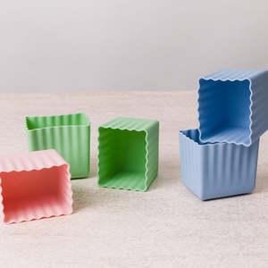 Bento Lunchboxes Accessories: (2pc) Nestling Silicone Bento Cups