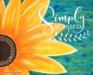 SUNFLOWER Painting Tutorial