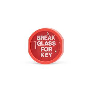 Aed Storage: Break glass key container
