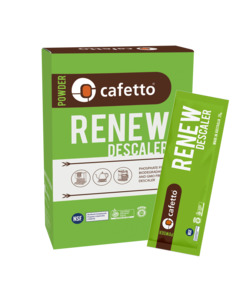 Cafetto Green Renew Descaling Powder - 6 x 25g Sachet Pack