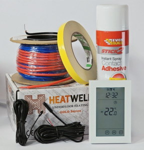3000W Gold Series Underfloor Heating Kit Heatwell NZ