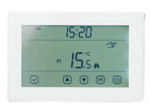 HT3 Thermostat Horizontal White Heatwell Heatwell NZ