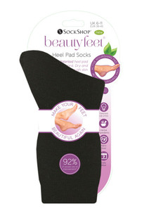 Mens Beautyfeet Nourishing Heel Pad Socks heatholders