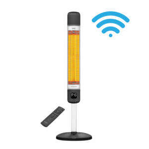 LUXEVA SMARTY - 2000W Freestanding InfraRed Carbon Heater with WiFi & Remote Control