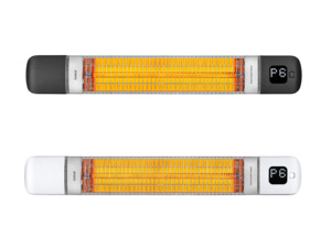 Domestic: LUXEVA PRO - 2000W Wall Mounted InfraRed Carbon Heater with Remote Control