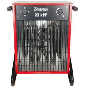 Commercial: Dania 22kW - 3 Phase Industrial Space and Warehouse Heater, with C-Form 5 Pin Plug