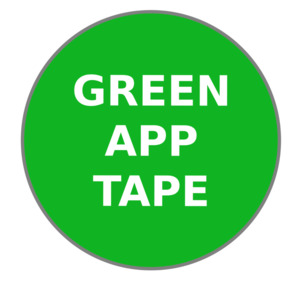 Green App Tape - Light Tack