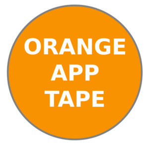 Orange App Tape - Mid Tack