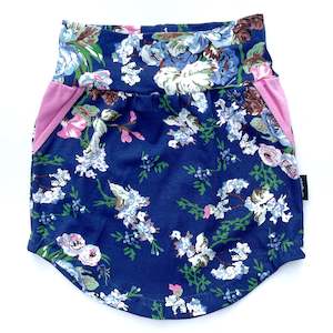 25 And Under: Skirt - Navy Floral