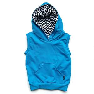 Products: Merino Blend Vest - Bright Blue size 2