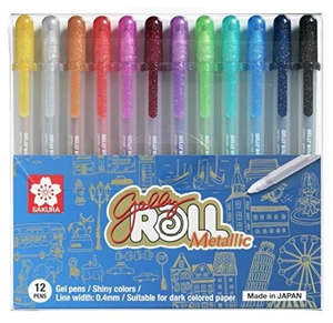 Pens: Sakura Gelly Roll Metallic | 12 Colour Set